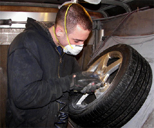 wheel repair and paint shop owner